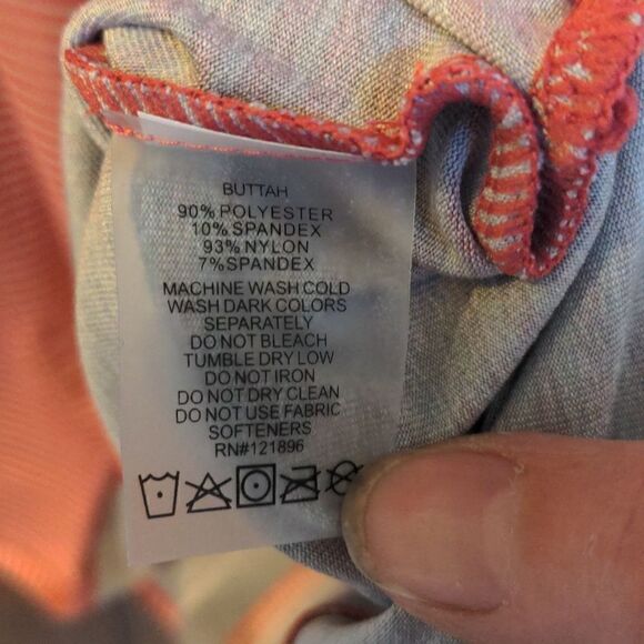 Title Nine Striped Tank Dress Guava Sz M - Picture 10 of 10